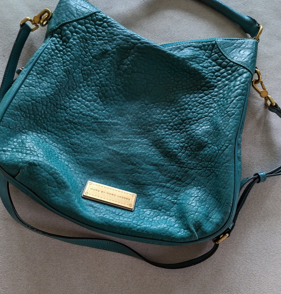 Marc by Marc Jacobs Island Green Washed Up Billy Shoulder Bag Purse authentic
